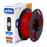 Filamento 3d Pla Grilon 3 Filamento Pla 1.75 1k Rojo