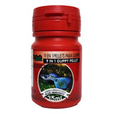 9 In 1 Guppy Pellet 35 Ml Azoo Alimento Para Peces Guppy 