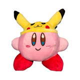 Peluche Kirby Pikachu 30cm Excelente Calidad Y Bordado