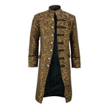 Chaqueta De Abrigo Vintage Estilo Steampunk Con Botones Para