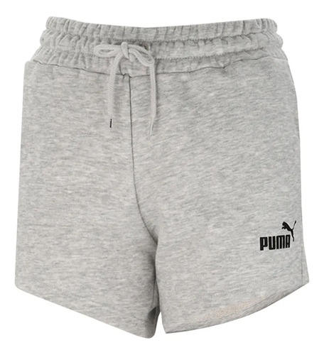 Short Puma Essentials Sportstyle Mujer Moda Gris Melange