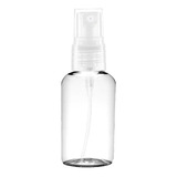 100 Frascos Pet Oval 30 Ml Válvula Spray Transparente