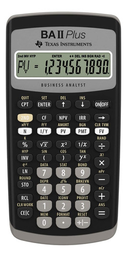 Calculadora Financiera Texas Instruments Ba Ii Plus