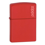 Encendedor Zippo Rojo Mate Logo Zippo