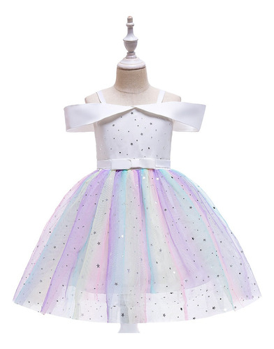 Vestidos Para Niñas Fiesta Princesas Elegante Falda Encaje