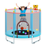 Telawah - Trampolin De 55 Pulgadas Para Ninos, Mini Trampoli