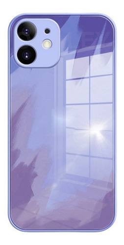 Funda Celular Silicona Para iPhone Protector Camara Acuarela