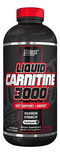  Nutrex Carnitina Liquid 3000mg L-carnitine 473ml Sabor Manzana Verde