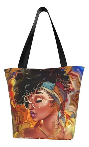 Bolso De Mano Para Mujer Afroamericana, Bolso De Mano Grande