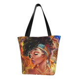 Bolso De Mano Para Mujer Afroamericana, Bolso De Mano Grande