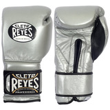 Guante Cleto Reyes, Piel Res 12 Oz Cierre Contacto, Platino