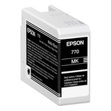 Tinta Epson Ultrachrome Pro10 T770 25ml Color Negro Mate