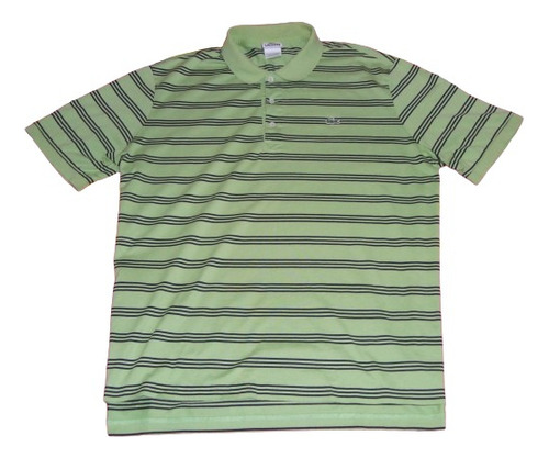 Playera Camisa Lacoste Xl Verde Estetica De 10 100% Original