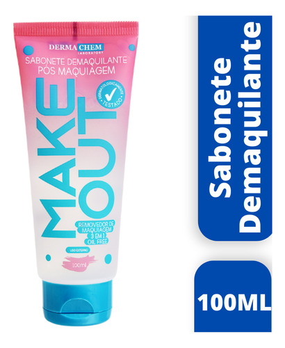 Sabonete Demaquilante Make Out  100ml - Dermachem