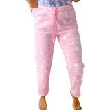 Pantalon Pijama Polar Soft  De Mujer Abrigado   