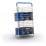 Atlantic Nestable 16 Dvd/blu-ray/games Rack - Space Saving