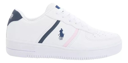 Tenis Hpc Polo Blanco Casual Dama Mujer Original 1033896