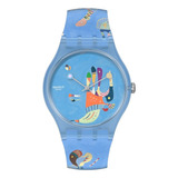 Reloj Swatch Blue Sky Suoz342 Agente Oficial