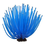 Maxxi Enfeite De Silicone Anemona Azul 14cm ( Ys-1105xlb )