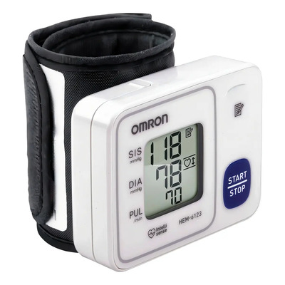 Tensiometro Omron Digital Automatico De Muñeca Hem 6123 Color Blanco | Mismo precio en cuotas