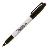 Marcador Permanente Sharpie, Punta Fina, Negro X Unidad