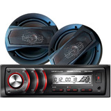 Combo Audio Car Estéreo Bluetooth + Parlantes 6 PuLG Xline P