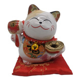 Gato De La Suerte Maneki Afortunado 