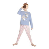 Pijama Infantil Algodón Invierno So Sheep Art 11552 So Pink