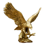 Figura Decorativa Estatua Para Hogar Oficina Aguila 21.5 Cms