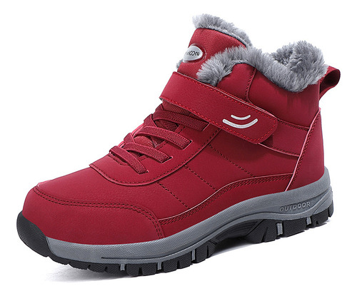 Botas De Nieve Cálidas De Forro Polar Impermeables Unisex