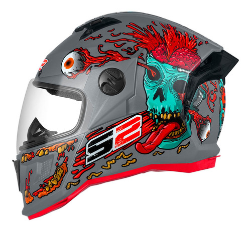 Capacete Fosco Stealth Zombie Pro Tork Original Fechado