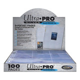Caja De Hojas Ultra Pro 9-pocket Silver Series (c/u)