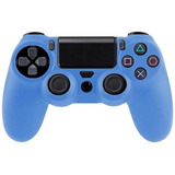 Control Ps4 Protector De Silicona Color Azul