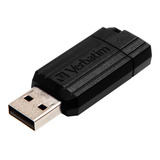 Pendrive Verbatim Pinstripe 128 Gb Usb Retractil 128gb Cta