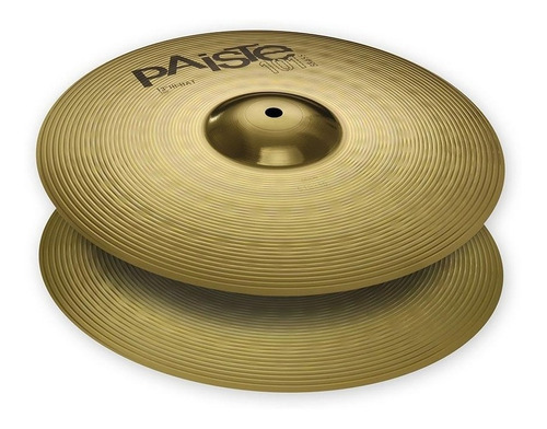 Paiste 101 Hi Hat 13  Hi Hat 13  Brass Platillo Para Bateria