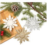 Copos De Nieve Para Arbol De Navidad De 10cm 60pcs. Blancas