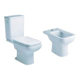 Combo Ferrum Trento Inodoro + Deposito Dual + Bidet Blanco