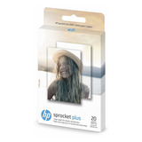 20 Hojas Papel Fotografico Para Hp Sprocket Plus 