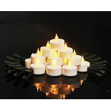 12 Velas Led Sin Velas Parpadeantes Con Clips Para Decoracio