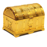 Caja De Cofre Del Tesoro, Joyas, Abalorios, Monedas, Dinero