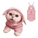 Aniac Pet Hoodie Gato Traje De Conejo Con Orejas De Conejo L