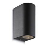 Iluminacion Aplique Bidireccional Candil Aluminio Gu10 Pared Color Negro
