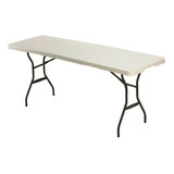 Mesa Lifetime 183 X 76 Cms Tabla Fija Patas Plegables