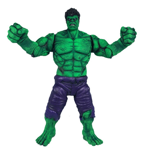 Hulk Avenger Juguete Figura Muñeco Articulado 27 Cm Luz Led