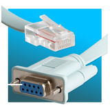 Cable Rj45 Macho A Db9 Rs232 Hembra Consola Cisco Ethernet