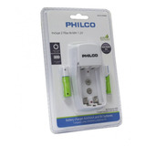 Cargador De Pila Philco Aaa/aa/9v + 2 Pilas Aa 2700 Mah