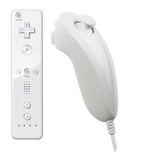 Control + Nunchuk Para Consolas Wii Genérico Color Negro