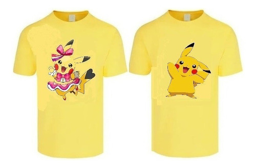 Par De Playeras Pikachu Pareja Couple Amor Pokemon Aesthetic