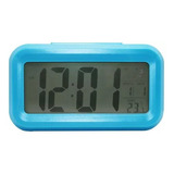 Reloj Digital Alarma Numeros Grandes Fechador Azul Luz Led 