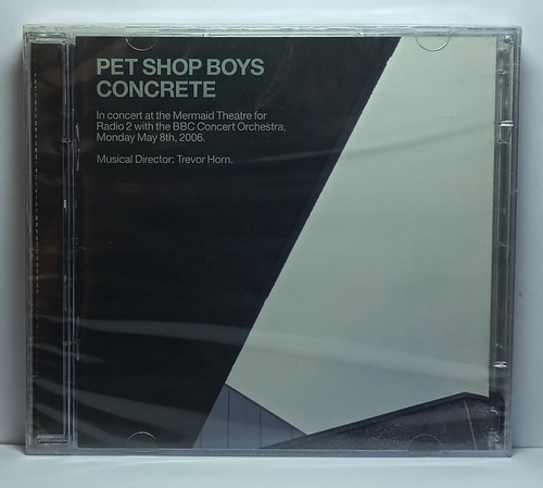 Pet Shop Boys Concrete Cd Duplo Nac Lacrado Trevor Horn